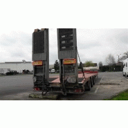 Remorque porte-engins Maxtrailer - référence 6400 - semi-remorque 3 essieux - 48T PTC - suspension pneumatique_1