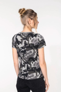 T-shirt camo manches courtes femme - Réf: K3031 - Kariban - 100% coton_1