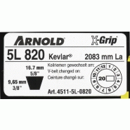 Courroie trapézoïdale X-Grip V - Type 5L820_1