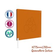 Cloison wc carrée écran de séparation solution pratique pour séparer les wc et préserver l'intimité des tout-petits - couleurs variée_1