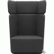 Fauteuil Softline Basket- 1 place - Haut, Feld Anthracite 610_1