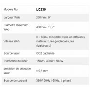 Lc230 - découpeuse d’étiquettes Golden Laser - vitesse web 0~80m/min - adaptée aux différents matériaux, graphiques et épaisseurs_1