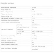 ZLP1000 - Nacelle suspendue SUCCESS - Charge nominale 1000kg - Aluminium certifié CE - Puissance 2.2 kW_1