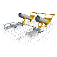 Chariot réchauffe-rail léger Heat Hornet SH4 - libération avant soudure - démontable - 255 kW_1