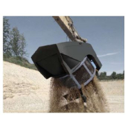 Godet cribleur rotatif pour terre, sable, pierres, matériaux mixtes_1