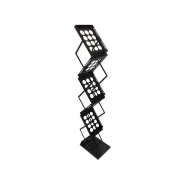 Présentoir léger et transportable ZIG ZAG en aluminium