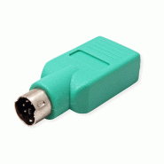 VALUE Adaptateur PS/2 - USB, vert_1