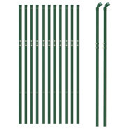 Vidaxl clôture en treillis métallique vert 0,8x25 m acier galvanisé 154072_1