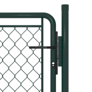 Vidaxl portillon acier 100 x 75 cm vert 144402_1