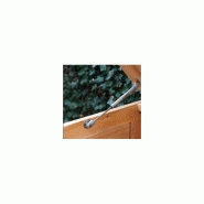 Abri cache-poubelle simple en bois dur 29.1004 - l75 x P75 x H135 cm - convient aux conteneurs jusqu'à l60 x p60 x h106 cm_1
