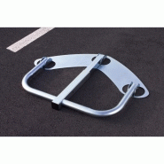 Barrière de parking Boomerang - stable et économique - tube Ø 50 mm - hauteur 47 cm - Mottez B307CBOOM_1