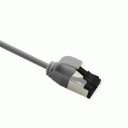 ROLINE Cordon Cat.8 (Classe I) U/FTP, Slim, fils tressés, LSOH, gris, 0,15 m_1