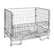 Conteneur grillagé standard pour le stockage, la manutention et le transport de produits divers - charge utile 800 kg_1