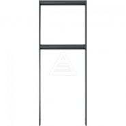 449_045B Arceau urbain - Schake - acier galvanisé avec traverses en tube inox - hauteur totale : 1200 mm_1