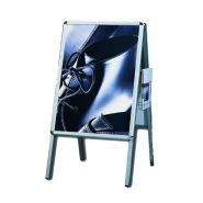 A1 Clip Clap - stop trottoirs - auto-signalétique - profilé 32 mm - affiches A1 - protection anti-reflets_1