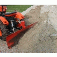 Lame de 1.20m pour micro tracteur, utilisable en marche avant et arrière