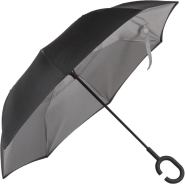 Parapluie inversé mains libres - Kimood - Réf: KI2030 - Ouverture manuelle, résistant au vent, diamètre 108 cm_1