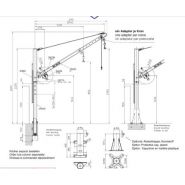 Potence de levage - haacon france - charge admissible maxi. 360 kg_1
