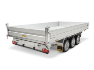 Remorque benne - 4,10 x 2,10m - 3500 kg - humbaur htk 3500.41 tribenne tridem_1