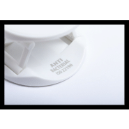 Support antibactérien pour téléphone portable - plastique rond avec base auto-adhésive - conforme ISO 22196_1