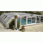 Abri piscine télescopique motorisé - aluminium thermolaqué et polycarbonate anti-UV - Paris_1