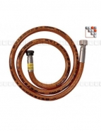 C06-g501 - Flexible inox gaz butane propane - Raccord filetage G 1/2, conforme NF D 36121_1