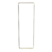 Cadre tube 60x20mm angle rond Pas 36 mm L950xH3000mm - or_1