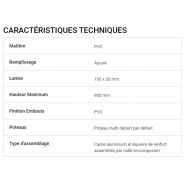 Clôture en PVC Névet - Cadiou Industrie - Hauteur max. 900 mm - Blanc, garanti 10 ans_1