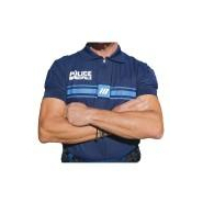 Polo Police Municipale manches courtes Cooldry® - Militaires, Gendarmerie, Police et Sécurité_1