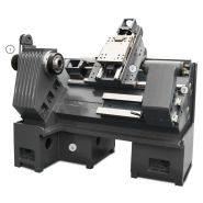 Tour à métaux à commande numérique Optimum S 400E - SIEMENS, banc incliné 45°, mandrin hydraulique Ø 200 mm_1