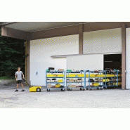 Tracteur électrique industriel 1200 watts it1200 alitrak_1