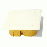 Boîte de dérivation à encastrer DEBFLEX - 8 entrées - IP20 - 129x129x43 mm_1