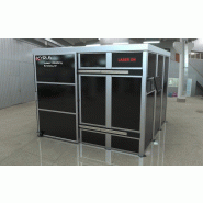 Cabine de soudage laser classe 4 - 4x3m avec porte coulissante_1