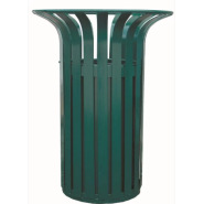 Corbeille Rio - Modèles Ronde et Demi-Rond - 5 Couleurs - Capacité jusqu'à 65L - Structure en fer plat 20 x 4 mm_1