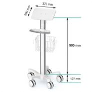 E Cart LD 5 - Chariot informatique médical pré-configuré pour laptop - Ergonoflex - 25 kg_1