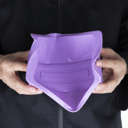 Moule à cake flexible en silicone Hygiplas violet_1