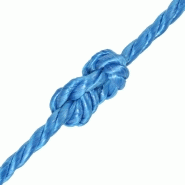 Vidaxl corde torsadée polypropylène 10 mm 500 m bleu 143845_1