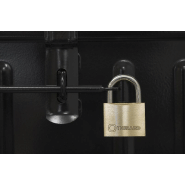 Cadenas à clé Thirard - Type 1 - 45 mm - Corps laiton monobloc et anse acier cémenté_1