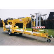 Plateforme élévatrice tractable pour travaux de peinture et de façade