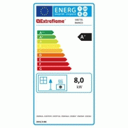 Poêle à granulés Mietta EVO blanc - étanche, électronique, 8 kW, label énergie A+, compatible RT 2012_1