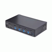 Switch KVM DisplayPort 4 Ports - 8K 60H/4K 144Hz, àÉcran Unique, DisplayPort 1.4, 2 Ports USB 3.0, 4x_1