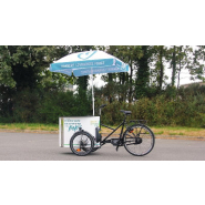 Triporteur électrique Nihola Cargo XL événementiel avec moteur pédalier SHIMANO E6100 - 230L, 100kg_1
