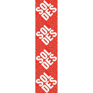 Affiche soldes 40x172 cm - Rouge et Blanc - Papier_1