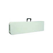 Banc pliant - piètement en acier rond Ø 28 mm - plateau monobloc en polypropylène haute densité_1