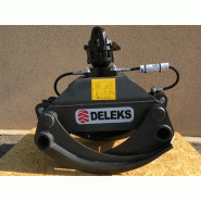 Dk-14 grappin forestier + rotator baltrotor 3 tonnes pour pelleteuse - deleks srl_1