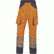 Pantalon de travail haute visibilité Mach2 - Coton/Polyester - Classe 2 - Bandes rétro-réfléchissantes - M2PHV_1