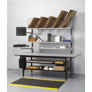 Poste d'emballage ergonomique - modulable et évolutif - hauteur réglable de 29 à 36 pouces - supporte jusqu’à 1 800 livres - fabriqué au Canada_1