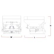 FRT Distributeur d'engrais - David Industries - largeur de travail 1,10 à 16 m - acier inoxydable_1