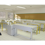 Paillasse réglable en hauteur motorisée - profondeur 750 mm - Réf PRGEH-1 - BIOLAB_1