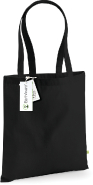 Sac réutilisable en coton bio Earthaware - Réf: W801 - Marque Westford Mill - 340 g/m² - Taille unique - Couleur : Black_1